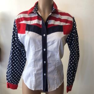 THE San ANGELO Patriotic women’s shirt size M